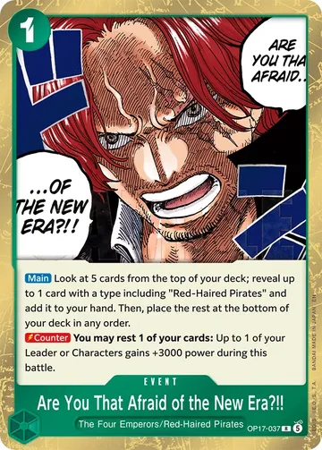 Are You That Afraid of the New Era?!!