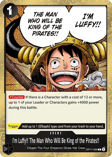 I'm Luffy!! The Man Who Will Be King of the Pirates!!