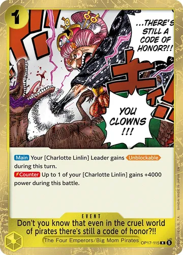 Don't you know that even in the cruel world of pirates there's still a code of honor?!!